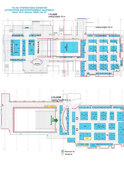 RAAPA Expo 2025 exhibition hall layout showing booth areas and internal zones