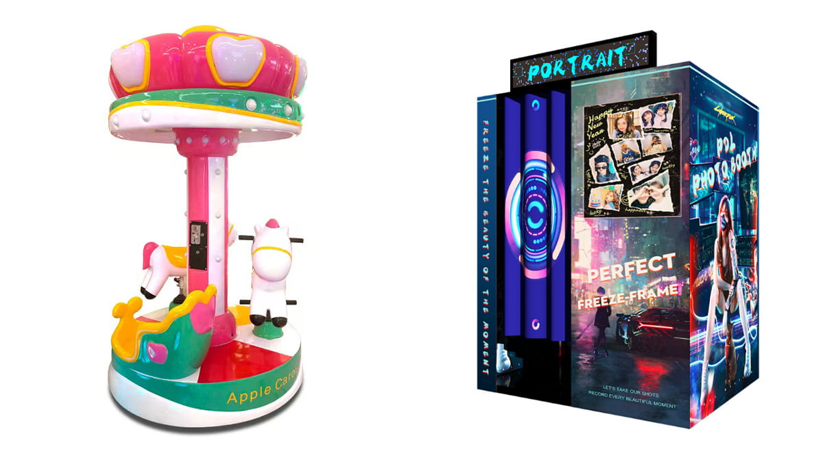 Georgia Client’s 3‑Seat Kids Carousel & Photo Booth Ready for Shipment