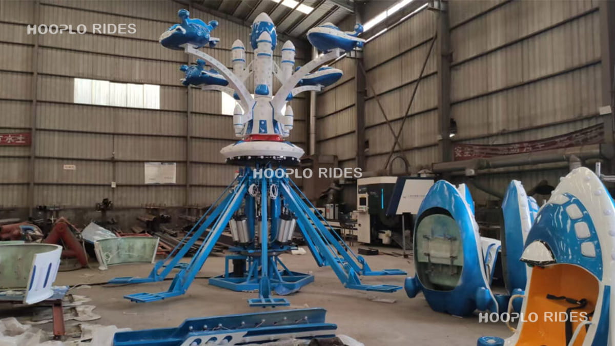 Self-control airplane ride in production and pre-installation testing for Russian customer