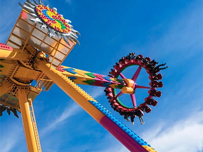 Swing Ride Amusement Ride, an exhilarating ride that swings passengers back and forth.