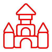 Icon representing indoor playground