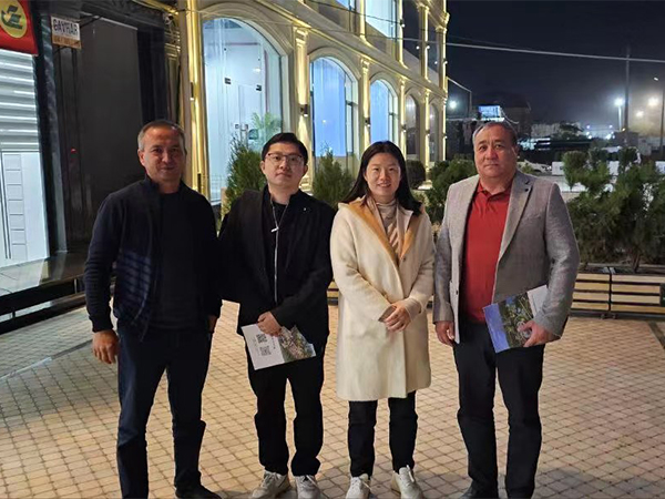 Visiting old customers in Tashkent