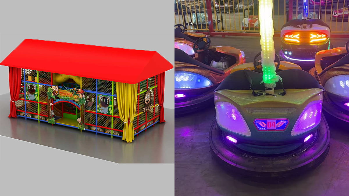 Georgia Case: Indoor Playground & Net Dome Bumper Cars Shipment